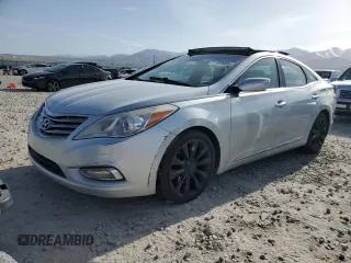 2013 Hyundai Azera with VIN KMHFH4JG1DA230244, listed as a Copart auction lot 51990655 with 150,607 mi miles and Salvage Title. Bid and sale history available at carsss.com. Image 1.