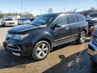 2010 Acura MDX with VIN 2HNYD2H20AH525401, listed as a Copart auction lot 46306295 with 196,796 mi miles and Salvage Title. Bid and sale history available at carsss.com. Image 1.