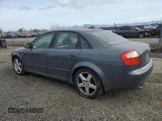 2004 Audi A4 1.8T with VIN WAULC68E24A062424, listed as a Copart auction lot 43200915 with 141,580 mi miles and Salvage Title. Bid and sale history available at carsss.com. Image 2.