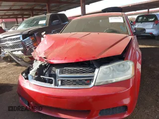 2014 Dodge Avenger SE with VIN 1C3CDZAB4EN109713, listed as a IAAI auction lot 41490298 with 101,833 mi miles and . Bid and sale history available at DreamBid. Image 6.