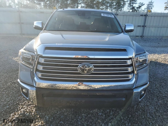 2019 Toyota Tundra 4WD SR5 with VIN 5TFHY5F13KX857755, listed as a Copart auction lot 87726195 with 47,630 mi miles and Salvage Title. Bid and sale history available at carsss.com. Image 5.