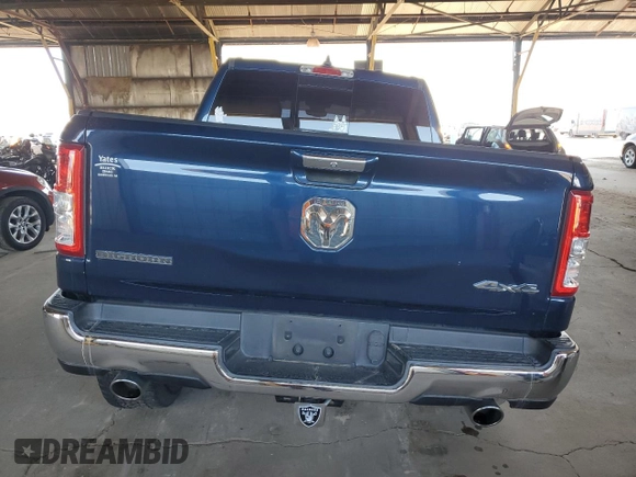 2019 Ram 1500 Big Horn/Lone Star with VIN 1C6SRFFT6KN815366, listed as a Copart auction lot 48740815 with 84,971 mi miles and Salvage Title. Bid and sale history available at carsss.com. Image 6.