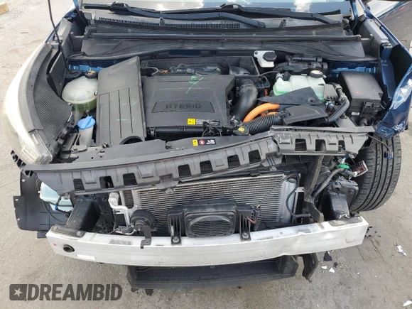 2017 Kia Niro LX with VIN KNDCB3LC2H5082018, listed as a Copart auction lot 53488755 with 122,830 mi miles and Salvage Title. Bid and sale history available at DreamBid. Image 12.