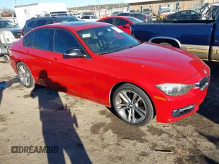 2013 BMW 3 Series 328i with VIN WBA3A5C54DF357700, listed as a IAAI auction lot 41341664 with 1 mi miles. Bid and sale history available at carsss.com. Image 1.