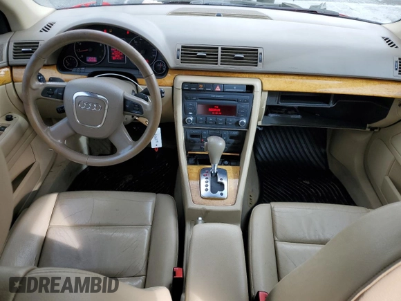 2008 Audi A4 2.0T with VIN WAUAF78E38A051961, listed as a Copart auction lot 86548634 with 170,675 mi miles and Salvage Title. Bid and sale history available at carsss.com. Image 8.