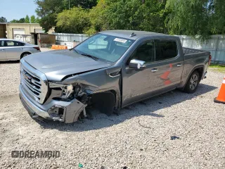 2019 GMC Sierra 1500 SLT z VIN 3GTU9DED2KG223813, wystawiony jako Copart lot #57208095 z przebiegiem 66 245 mil mil oraz Szkoda całkowita • Salvage title. Historia ofert i sprzedaży dostępna na DreamBid. Obrazek 1.