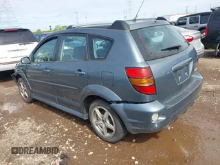 2007 Pontiac Vibe with VIN 5Y2SL65807Z425418, listed as a IAAI auction lot 42140976 with 158,855 mi miles. Bid and sale history available at carsss.com. Image 3.