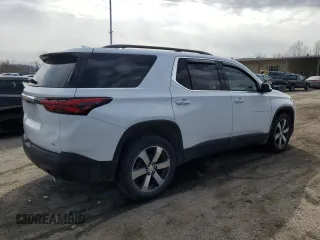 2022 Chevrolet Traverse LT z VIN 1GNEVHKW7NJ156164, wystawiony jako Copart lot #50160045 z przebiegiem 45 424 mil mil oraz Szkoda całkowita • Salvage title. Historia ofert i sprzedaży dostępna na DreamBid. Obrazek 3.