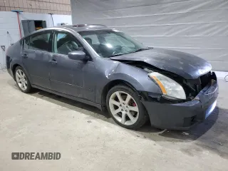 2008 Nissan Maxima 3.5 SL with VIN 1N4BA41EX8C801509, listed as a Copart auction lot 48720855 with 0 mi miles and Salvage Title. Bid and sale history available at carsss.com. Image 4.