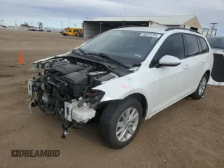 2015 Volkswagen Golf SportWagen TSI SE with VIN 3VWC17AU1FM508260, listed as a Copart auction lot 86874704 with 111,128 mi miles and Salvage Title. Bid and sale history available at carsss.com. Image 1.