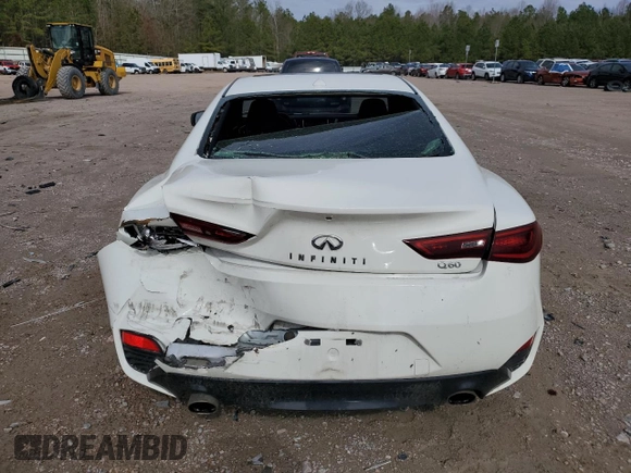 2017 Infiniti Q60 Premium with VIN JN1CV7EK5HM110860, listed as a Copart auction lot 47851095 with 93,742 mi miles and Salvage title. Bid and sale history available at DreamBid. Image 6.