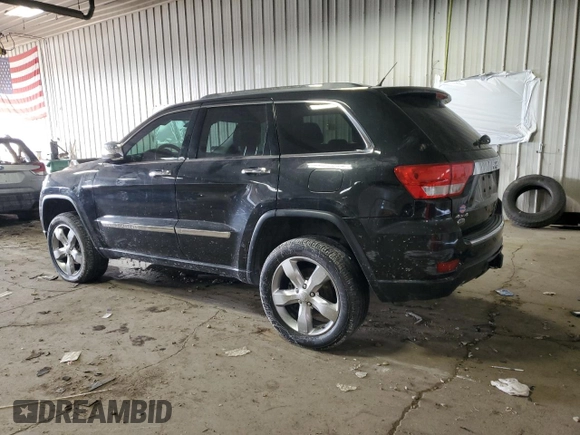 2013 Jeep Grand Cherokee Overland with VIN 1C4RJFCGXDC606880, listed as a Copart auction lot 46447375 with 108,075 mi miles and Clean Title. Bid and sale history available at carsss.com. Image 2.