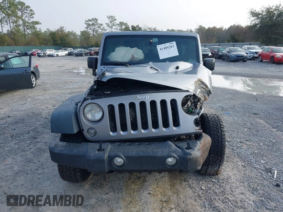 2014 Jeep Wrangler Unlimited Sport with VIN 1C4BJWDG8EL314792, listed as a IAAI auction lot 41489203 with 94,382 mi miles. Bid and sale history available at carsss.com. Image 13.