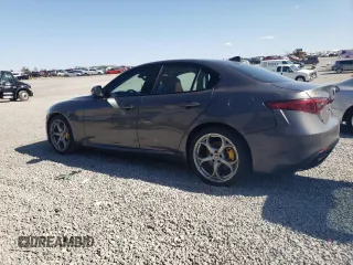 2019 Alfa Romeo Giulia Ti with VIN ZARFANBN9K7601162, listed as a Copart auction lot 53297925 with 55,288 mi miles and Salvage title. Bid and sale history available at DreamBid. Image 2.