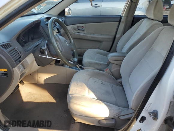 2008 Kia Spectra SX with VIN KNAFE121785526466, listed as a Copart auction lot 80954954 with 348,788 mi miles and Salvage Title. Bid and sale history available at carsss.com. Image 7.