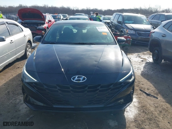 2021 Hyundai Elantra SEL with VIN 5NPLS4AG3MH005342, listed as a IAAI auction lot 41787600 with 85,819 mi miles. Bid and sale history available at carsss.com. Image 12.