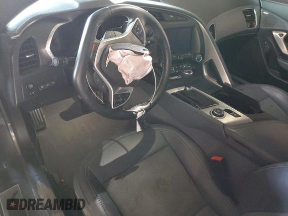 2016 Chevrolet Corvette Z06 3LZ with VIN 1G1YU2D63G5604956, listed as a Copart auction lot 77222634 with 29,658 mi miles and Salvage Title. Bid and sale history available at carsss.com. Image 8.
