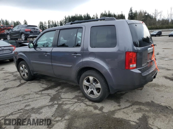 2014 Honda Pilot EX-L with VIN 5FNYF4H57EB041310, listed as a Copart auction lot 49483535 with 163,419 mi miles and Salvage Title. Bid and sale history available at carsss.com. Image 2.