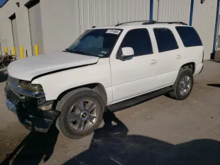 2004 Chevrolet Tahoe LS with VIN 1GNEC13T14R247514, listed as a Copart auction lot 77701604 with 167,605 mi miles and Salvage Title. Bid and sale history available at carsss.com. Image 1.