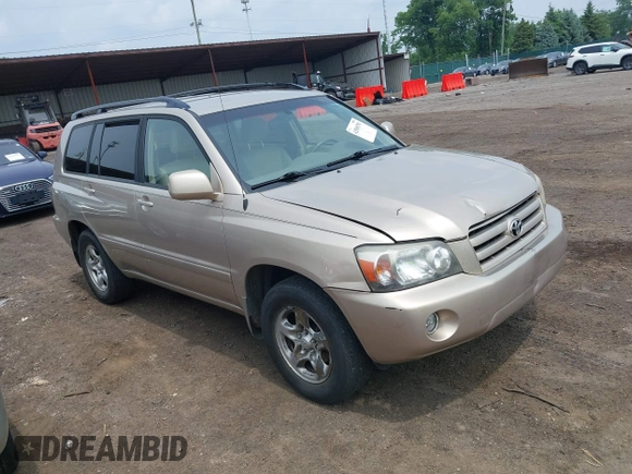 2005 Toyota Highlander with VIN JTEGD21A150106434, listed as a IAAI auction lot 42500793 with 196,501 mi miles and . Bid and sale history available at DreamBid. Image 1.