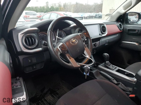 2020 Toyota Tacoma 4WD SR with VIN 3TYSX5EN9LT000039, listed as a Copart auction lot 81673684 with 69,131 mi miles and Salvage Title. Bid and sale history available at carsss.com. Image 8.