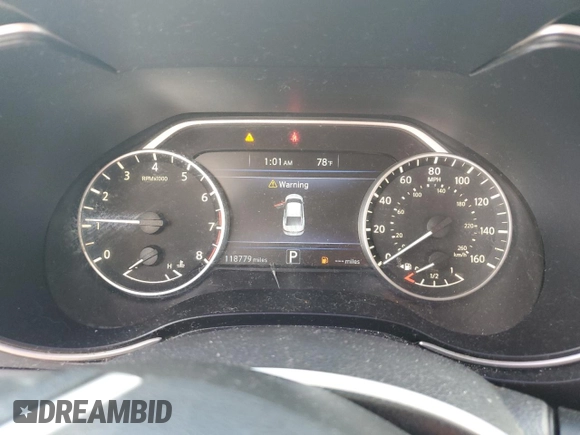 2016 Nissan Maxima SV with VIN 1N4AA6AP6GC442425, listed as a Copart auction lot 44495875 with 118,779 mi miles and Salvage Title. Bid and sale history available at DreamBid. Image 9.