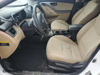 2012 Hyundai Elantra GLS PZEV with VIN 5NPDH4AE3CH142605, listed as a Copart auction lot 52125445 with 134,487 mi miles and Clean Title. Bid and sale history available at carsss.com. Image 7.