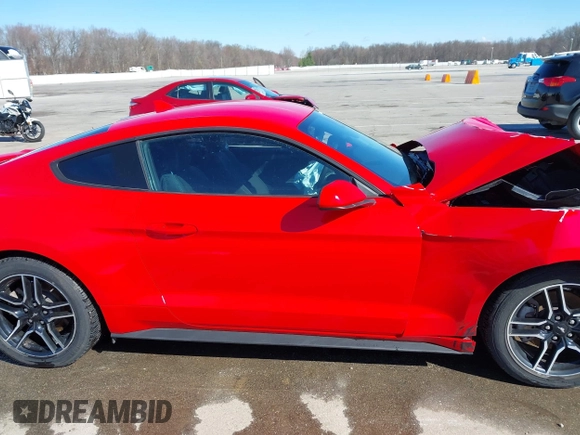 2022 Ford Mustang EcoBoost with VIN 1FA6P8TH1N5126504, listed as a IAAI auction lot 41850458 with 13,826 mi miles and . Bid and sale history available at DreamBid. Image 14.