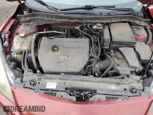 2010 Mazda 3 S Sport with VIN JM1BL1H57A1202965, listed as a Copart auction lot 84758814 with 140,256 mi miles and Salvage title. Bid and sale history available at DreamBid. Image 12.