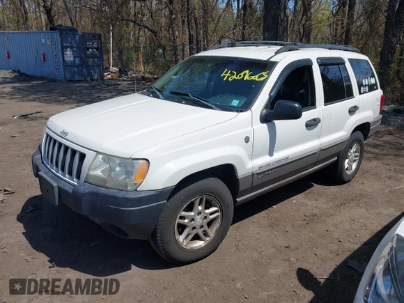 2004 Jeep Grand Cherokee Laredo with VIN 1J4GW48S54C314056, listed as a IAAI auction lot 42096065 with 164,113 mi miles. Bid and sale history available at carsss.com. Image 2.