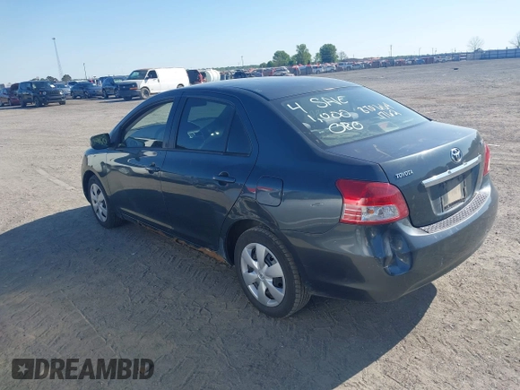 2008 Toyota Yaris with VIN JTDBT923781201380, listed as a IAAI auction lot 42043886 with Not Provided miles. Bid and sale history available at carsss.com. Image 3.