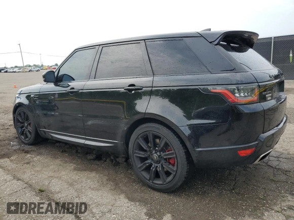 2018 Land Rover Range Rover Sport with VIN SALWR2RE0JA191661, listed as a Copart auction lot 58899265 with 86,165 mi miles and Clean title. Bid and sale history available at DreamBid. Image 2.