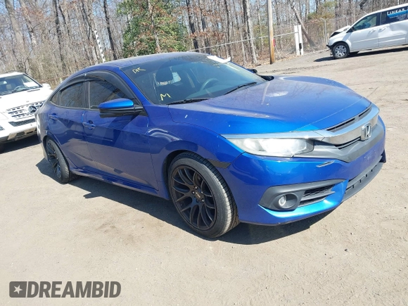 2016 Honda Civic Sedan EX-T with VIN 19XFC1F31GE018484, listed as a IAAI auction lot 41774206 with 132,555 mi miles. Bid and sale history available at carsss.com. Image 1.