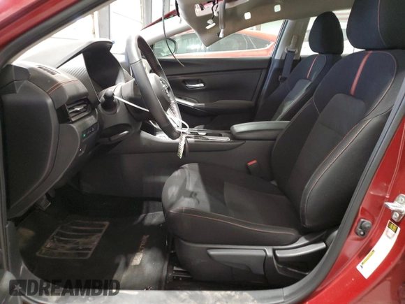 2023 Nissan Sentra SR with VIN 3N1AB8DV8PY297329, listed as a Copart auction lot 52606935 with 9,929 mi miles and Salvage Title. Bid and sale history available at carsss.com. Image 7.