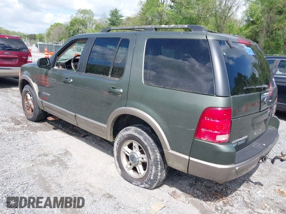 2002 Ford Explorer Eddie Bauer z VIN 1FMDU74E32ZB28117, wystawiony jako IAAI lot #42095761 z przebiegiem 125 946 mil mil oraz . Historia ofert i sprzedaży dostępna na DreamBid. Obrazek 3.