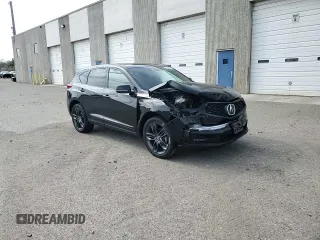 2021 Acura RDX w/A-Spec Package with VIN 5J8TC2H68ML013397, listed as a Copart auction lot 53690604 with 16,931 mi miles. Bid and sale history available at carsss.com. Image 12.