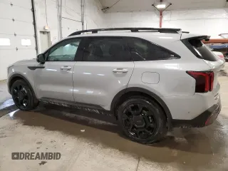 2025 Kia Sorento X-Line SX Prestige z VIN 5XYRKDJF7SG317606, wystawiony jako Copart lot #42024195 z przebiegiem 2566 mil mil oraz Szkoda całkowita • Salvage title. Historia ofert i sprzedaży dostępna na DreamBid. Obrazek 2.