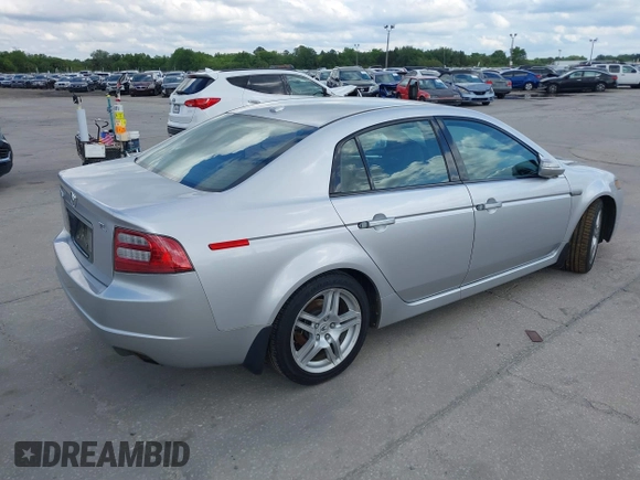 2007 Acura TL with VIN 19UUA66267A003386, listed as a IAAI auction lot 39200100 with 1 mi miles. Bid and sale history available at carsss.com. Image 4.