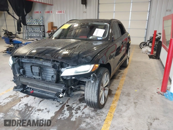 2017 Jaguar F-Pace 35t R-Sport with VIN SADCL2BV3HA068568, listed as a IAAI auction lot 41437570 with 39,025 mi miles and . Bid and sale history available at DreamBid. Image 19.