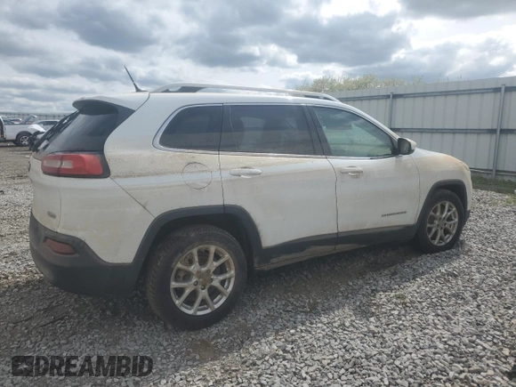 2015 Jeep Cherokee Latitude with VIN 1C4PJLCB9FW506880, listed as a Copart auction lot 54125765 with Not Provided miles and Salvage Title. Bid and sale history available at DreamBid. Image 3.