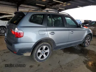 2008 BMW X3 3.0si with VIN WBXPC93498WJ07651, listed as a Copart auction lot 41523435 with 169,001 mi miles and Clean Title. Bid and sale history available at carsss.com. Image 3.