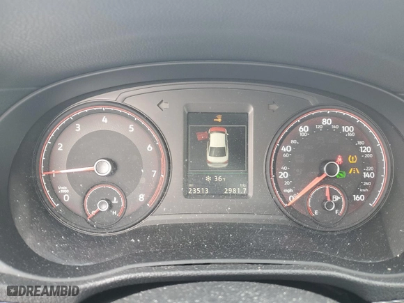 2020 Volkswagen Passat 2.0T R-Line with VIN 1VWMA7A37LC001761, listed as a Copart auction lot 43545755 with 23,513 mi miles and Salvage Title. Bid and sale history available at carsss.com. Image 9.