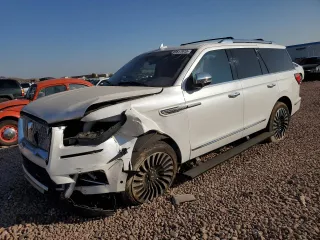 2018 Lincoln Navigator Black Label with VIN 5LMJJ2TT9JEL07165, listed as a Copart auction lot 43517915 with 76,802 mi miles and Salvage title. Bid and sale history available at DreamBid. Image 1.