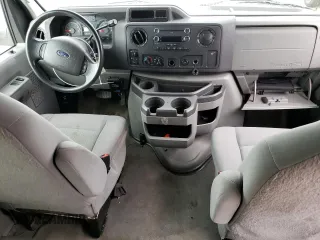 2012 Ford Econoline Passenger XL with VIN 1FBSS3BS4CDB20579, listed as a Copart auction lot 50754515 with 189,191 mi miles and Salvage Title. Bid and sale history available at DreamBid. Image 8.