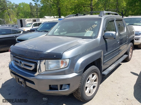 2009 Honda Ridgeline RTS with VIN 5FPYK16409B105186, listed as a IAAI auction lot 42003632 with 153,072 mi miles. Bid and sale history available at carsss.com. Image 16.