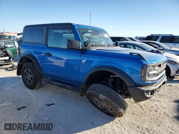 2021 Ford Bronco with VIN 1FMDE5AP6MLA77614, listed as a Copart auction lot 87109254 with 11,515 mi miles and Salvage Title. Bid and sale history available at DreamBid. Image 4.