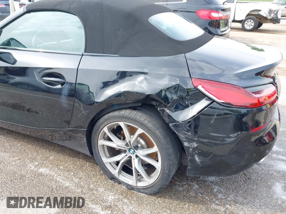 2020 BMW Z4 sDrive30i с VIN WBAHF3C06LWW54465, выставлен на аукционе IAAI как лот 42086908 с пробегом 22 494 миль миль и . История ставок и продаж доступна на DreamBid. Изображение 6.