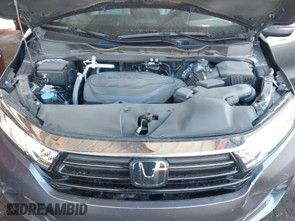 2024 Honda Odyssey EX-L with VIN 5FNRL6H67RB016849, listed as a IAAI auction lot 41761249 with 24,357 mi miles and . Bid and sale history available at DreamBid. Image 10.