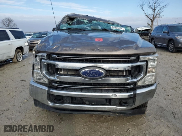 2022 Ford F-250 XL with VIN 1FTRF2BT4NEC24651, listed as a Copart auction lot 84974204 with Not provided miles and Salvage title. Bid and sale history available at DreamBid. Image 5.