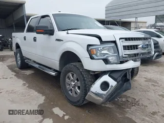 2014 Ford F-150 XL with VIN 1FTFW1EF0EKF28919, listed as a IAAI auction lot 41589801 with 202,501 mi miles. Bid and sale history available at carsss.com. Image 1.